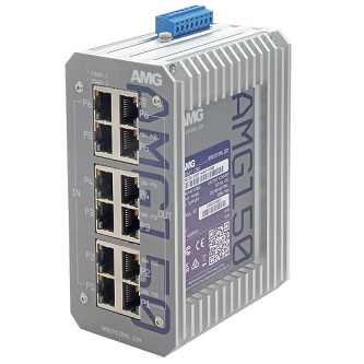 AMG150-2GBT-4GAT-P300 Industrial 1 Port PoE Injector