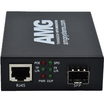 AMG210M-1G-1S Comml Multirate Media Convrt SFP SoldSep