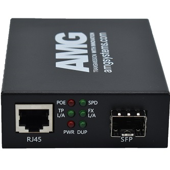 AMG210M-1X-1XS Commercial Multirate Media Converter