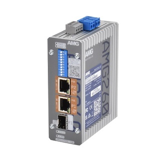 AMG260-2GAT-1S-P60 2+1 Ind Multirate PoE Media Converter