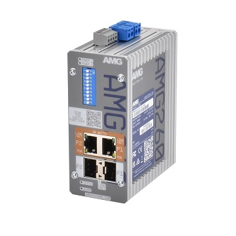 AMG260-2GAT-2S-P60 Dual Ch Ind Multirate PoE Media Convertr