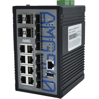AMG560-8G-12S Industrial 20 Port Managed Switch