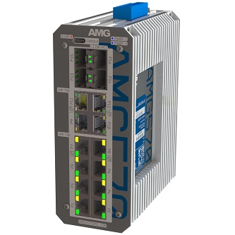 AMG570-12G-4S Industrial 16 Port Managed Switch