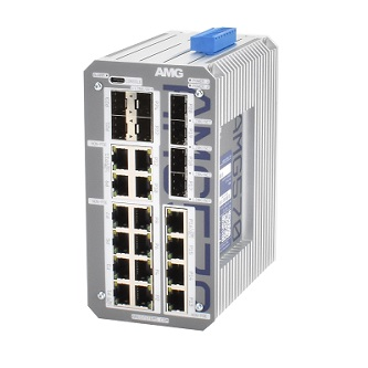 AMG570-16G-8S Industrial 24 Port Managed Switch