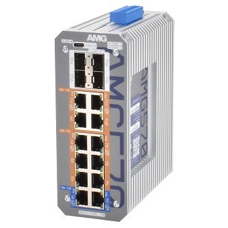 AMG570-2GBT-10GAT-4S-P360 Industrial 16 Port PoE Managed Switch