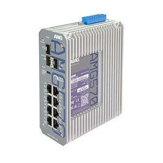 AMG570-8GAT-3S-P190-LV Industrial 11 Port PoE Managed Switch
