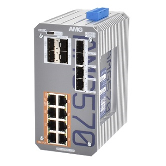 AMG570-8GAT-8S-P240 Industrial 16 Port PoE Managed Switch