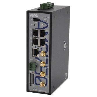 AMG750-1G-4G-1U4 Industrial 4G/LTE Cat4 USA Router