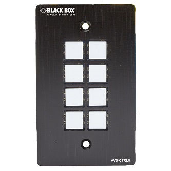 AVS-CTRL8 WALLPLATE CONTROL PANEL RS-232 8-BUTTON