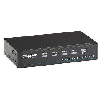 AVSP-DVI1X4 1 X 4 DVID SPLITTER WITH AUDIO AND HDCP