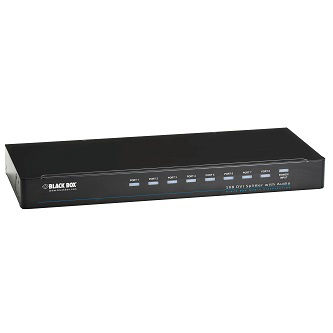 AVSP-DVI1X8 1 X 8 DVID SPLITTER WITH AUDIO AND HDCP