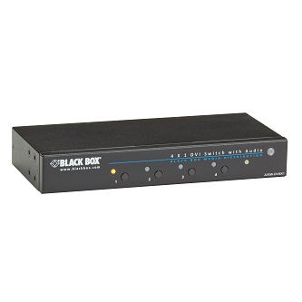 AVSW-DVI4X1 4X1 DVI SWITCH WITH AUDIO