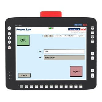 C-DLV8310JKM2HA101 DLT-V8310C 10" XGA display, resistive Touch, 4GB RAM, 64GB storage,  26key, WIN 10 IOT, WiFi, 12/24/48 Universal Power Supply