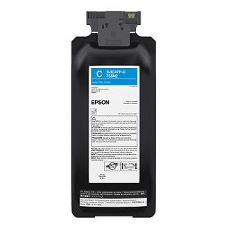 C13T55N220 C8000 SINGLE CYAN INK PACK<br />EPSON, CONSUMABLES, SJIC47P, CYAN INK POUCH, COLORWORKS, CW-C8000