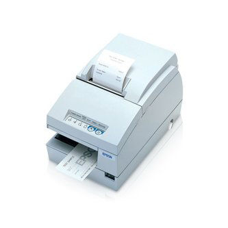 C31C283012 TM-U675 WHT SER NO MICR NO A/C NO PS TM-U675 Receipt-Slip-Validation Printer (4.6 Lines Per Second, Serial Interface and No MICR - Requires PS180) - Color: Cool White TM-U675  POS receipt printer - Monochrome - Dot-matrix - 4.6 lps - 17.8 cpi - Serial -  Cool White EPSON, TM-U675, DOT MATRIX RECEIPT, SLIP & VALIDATION PRINTER, SERIAL, EPSON COOL WHITE, NO MICR, NO AUTOCUTTER, REQUIRES POWER SUPPLY U675 S01 ECW PS-180 NOT INCL NOMICR NOAUTOCUT Epson TM-U Printers U675,NO MICR OR AUTO CUT,SER,ECW,NO PS EPSON, TM-U675, DOT MATRIX RECEIPT, SLIP & VALIDATION PRINTER, SERIAL, EPSON COOL WHITE, NO MICR, NO AUTOCUTTER, REQUIRES POWER SUPPLY The TM-U675, the quietest printer in its class, is ideal for both banking and retail environments. The TM-U675 is packed with features and functions needed most to ensure the smooth and fast handling and printing of slips, receipts and validations all in U675, No MICR, No Autocutter, Serial, Cool White, Requires Power Supply U675 -  Multifunction Printer with Receipt/Slip/Validati