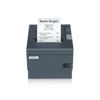 C31C636A6661 EPSON, TM-T88 RESTICK, 80MM, THERMAL RECEIPT PRINTER, ETHERNET (UB-E04) INTERFACE, EPSON DARK GRAY, PS-180 INCLUDED T88IV Restick - Liner-Free Label Printer, Thermal, 80mm, Ethernet E04 Dark Gray, Power Supply EPSON, TM-T88IV RESTICK, 80MM, THERMAL RECEIPT PRI