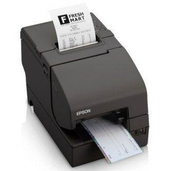 C31CB26A9971 H2000 S01 EBCK NONE EPSON, TM-H2000, MULTI-FUNCTION PRINTER, SERIAL & USB INTERFACES, MICR, EPSON BLACK - NEW COLOR, REQUIRES A POWER SUPPLY & CABLE H2000 - Dual Function Receipt/Check Processing Printer, Micr & Endorsement, Serial & USB, Black, no Power Supply<br />H2000,DUAL FUNC,MICR,SER/USB,BLACK,NO PS