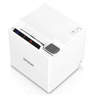 C31CE74A9982 M10 - Compact Receipt Printer, 2", Ultra Sleek, Wifi & Ethernet, Ultra White, Power Supply
