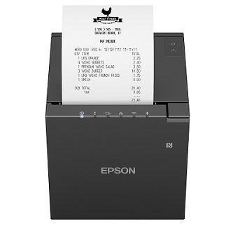 C31CK50022 M30III 3"recpt, USBA,B,C,eth,bt,wifi,blk<br />EPSON, TM-M30III, THERMAL RECEIPT PRINTER, AUTOCUTTER, BLUETOOTH, WIFI, USB, AND ETHERNET, EPSON BLACK, ENERGY STAR