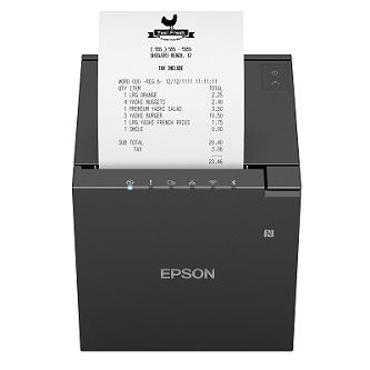 C31CK51022 M30III-H 3" rcpt,USBA,B,C,eth,bt,wifi,bk<br />EPSON, TM-M30III-H, THERMAL RECEIPT PRINTER, AUTOCUTTER, ETHERNET, USB, WIFI, AND BLUETOOTH, EPSON BLACK, ENERGY STAR