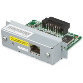 C32C881008 ETHERNET INTERFACE CARD, UB-E04 EPSON, UB-E04-008:ETHERNET I/F BD;10/100 BASE T Replaced C32C824541 WHICH WAS THE E03 UB-E04: Ethernet Interface Card (10/100Mb IP Addressable)