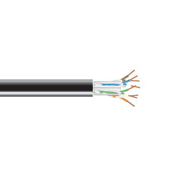 C6ABC50-BK-1000 CAT6A BULK CABLE UTP PVC BK 1000"