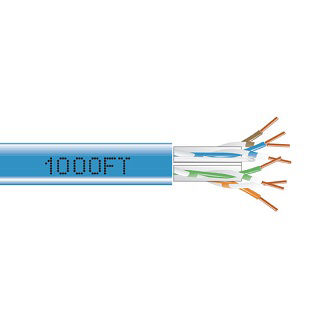 C6ABC50-BL-1000 CAT6A BULK CABLE UTP PVC BL 1000"