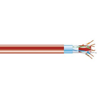 C6ABC50S-RD-1000 CAT6A BULK CABLE FUTP PVC RD 1000"