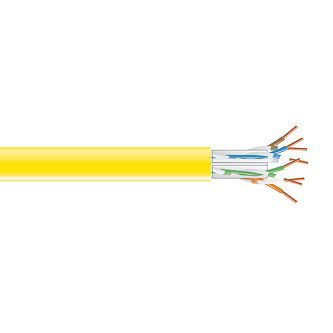 C6ABC51-YL-1000 CAT6A BULK CBL UTP PLENUM YL 1000"