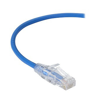 C6APC28-BL-01 CAT6A SNAGLESS PATCH CABLE UTP PVC BL 1"