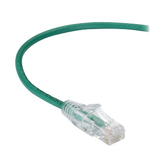 C6APC28-GN-01 CAT6A SNAGLESS PATCH CABLE UTP PVC GN 1"