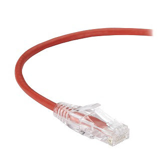 C6APC28-RD-02 CAT6A SNAGLESS PATCH CABLE UTP PVC RD 2"