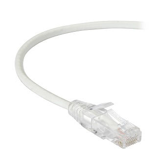 C6APC28-WH-10 CAT6A SNAGLSS PATCH CABLE UTP PVC WH 10"