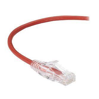 C6PC28-RD-01 CAT6 SNAGLESS PATCH CABLE UTP PVC RD 1"