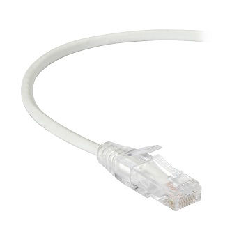 C6PC28-WH-20 CAT6 SNAGLESS PATCH CABLE UTP PVC WH 20"