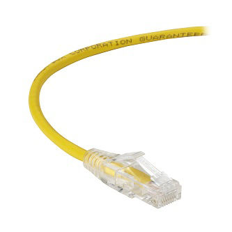 C6PC28-YL-10 CAT6 SNAGLESS PATCH CABLE UTP PVC YL 10"