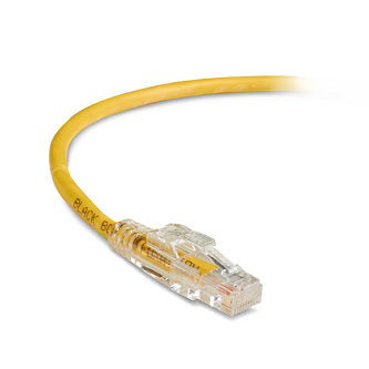 C6PC70-YL-07 CAT6 LCK SNAGLSS PATCH CBL UTP PVC YL 7"