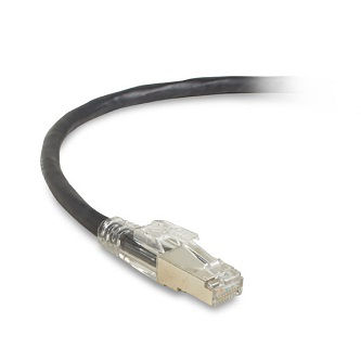 C6PC70S-BK-01 CAT6 LCK SNG PATCH CBL SFTP PVC BK 1"