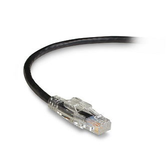 C6PC80-BK-07 CAT6 550-MHz Lockable Snagless Patch