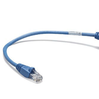 CAT5EPC-001-BL-25PAK CAT5E SNG PATCH CABLE UTP PVC BL 1" 25P