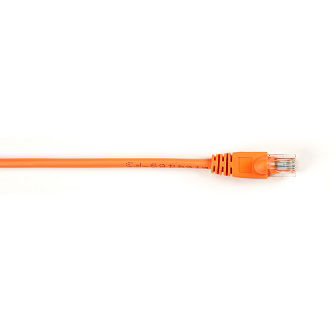 CAT5EPC-001-OR CAT5E SNAGLESS PATCH CABLE UTP PVC OR 1"