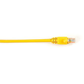 CAT5EPC-003-YL CAT5E SNAGLESS PATCH CABLE UTP PVC YL 3"