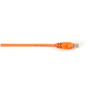 CAT5EPC-005-OR CAT5E SNAGLESS PATCH CABLE UTP PVC OR 5"