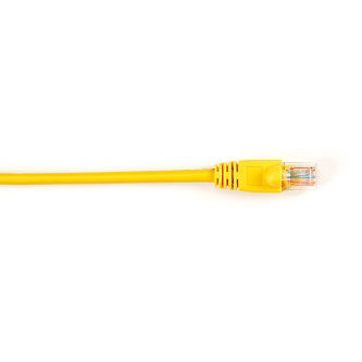 CAT5EPC-005-YL CAT5E SNAGLESS PATCH CABLE UTP PVC YL 5"