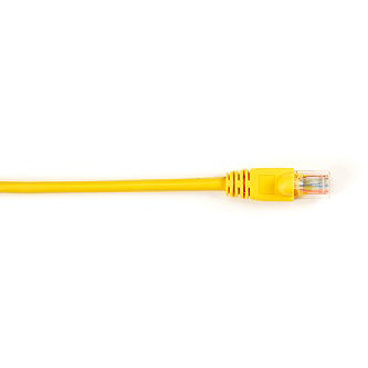 CAT5EPC-006-YL CAT5E SNAGLESS PATCH CABLE UTP PVC YL 6"