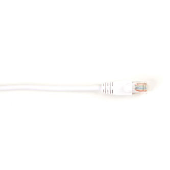 CAT5EPC-007-WH CAT5E SNAGLESS PATCH CABLE UTP PVC WH 7"