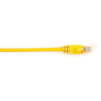 CAT5EPC-007-YL CAT5E SNAGLESS PATCH CABLE UTP PVC YL 7"