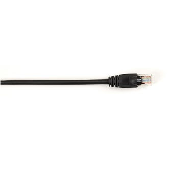 CAT5EPC-025-BK CAT5E SNAGLSS PATCH CABLE UTP PVC BK 25"