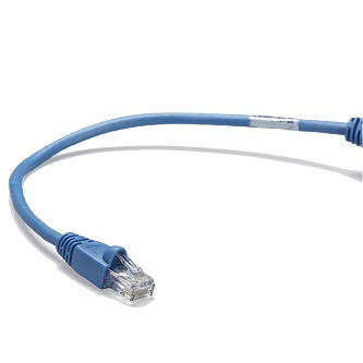 CAT6PC-001-BL-25PAK CAT6 SNG PATCH CABLE UTP PVC BL 1" 25P