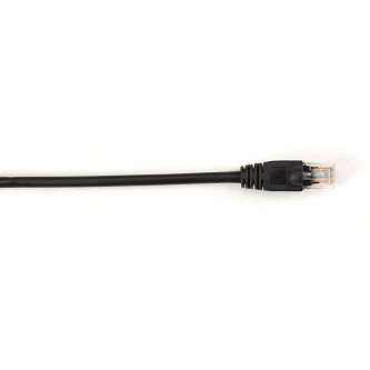 CAT6PC-007-BK CAT6 SNAGLESS PATCH CABLE UTP PVC BK 7"